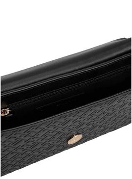 Bolsa transversal Tommy Hilfiger Icon preta para mulher.