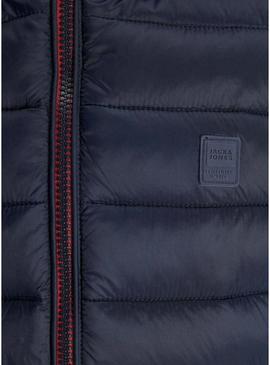 Colete Jack and Jones Bradley azul marinho para menino.
