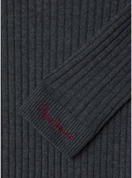 Vestido Pepe Jeans Brielenne cinza para menina