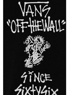 Camiseta Vans Let Loose preta para criança.