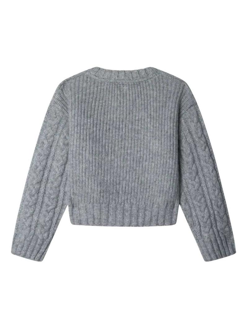 Camisola Pepe Jeans Baela cinza para menina