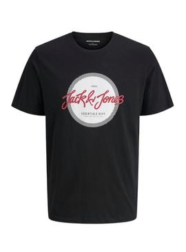 Camiseta Jack and Jones Urban preta para criança.
