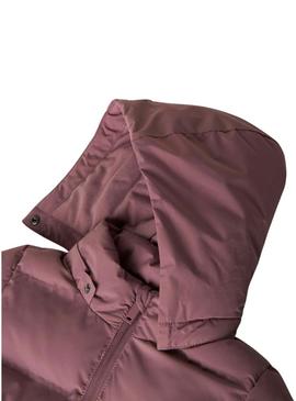 Casaco acolchoado Name It Musk rosa para menina