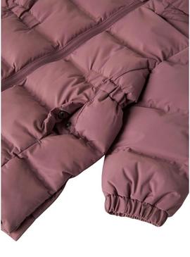 Casaco acolchoado Name It Musk rosa para menina