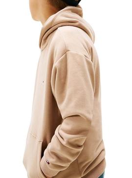 Moletom Tommy Hilfiger Mini Corp bege para menina e menino.