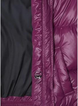 Jaqueta Pepe Jeans Essie acolchoada roxa para menina