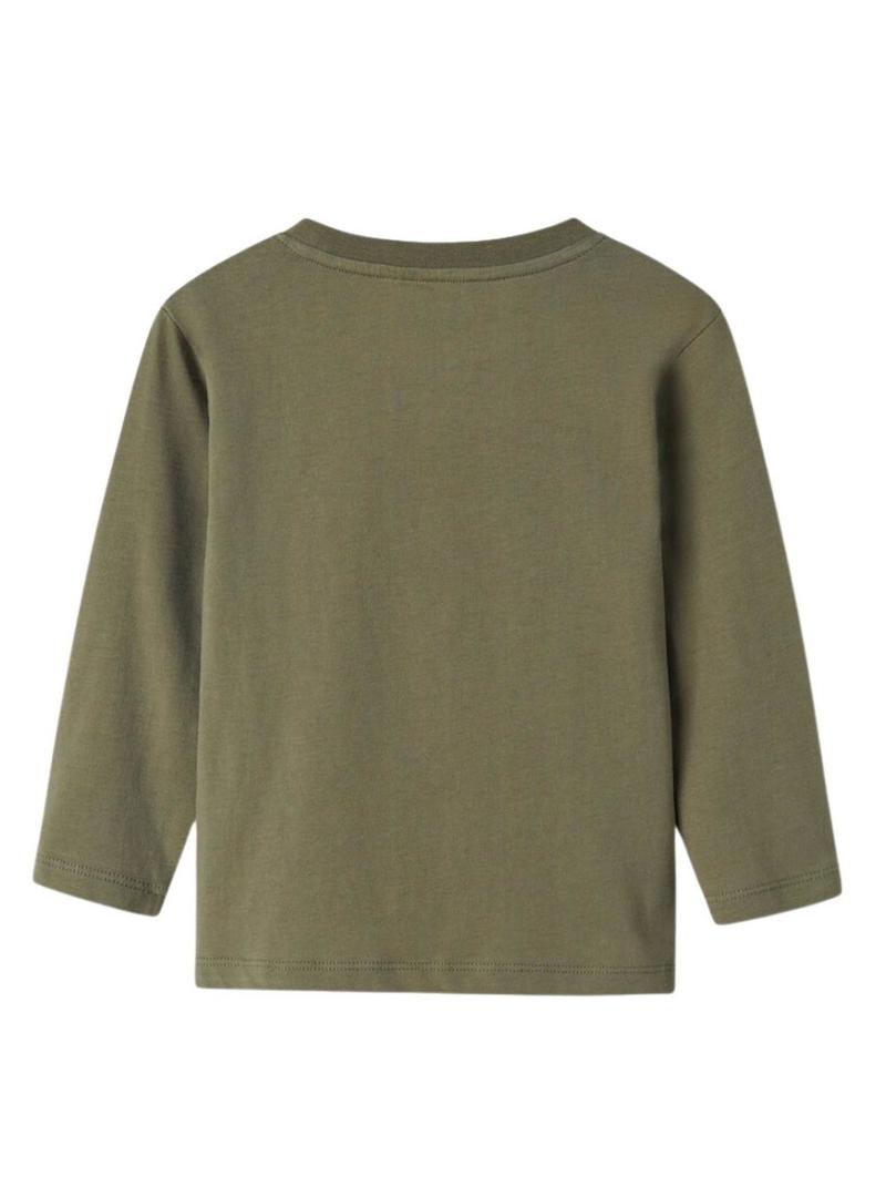 Camiseta Name It Molen verde para menino