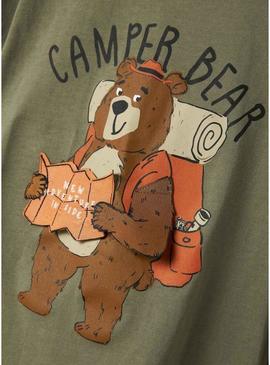 Camiseta Name It Molen verde para menino