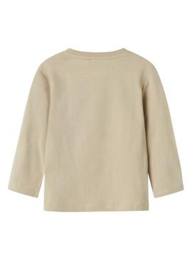 Camiseta Name It Molen bege para menino