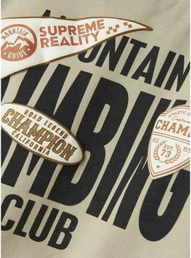 Moletom Name It Mosman bege para criança.