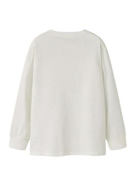 Camisola Name It Mobay branca para menino.