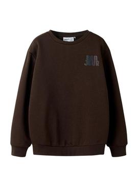 Moletom Name It Randall marrom para menino.