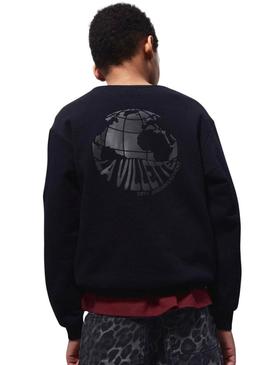 Moletom Name It Randall preto para criança