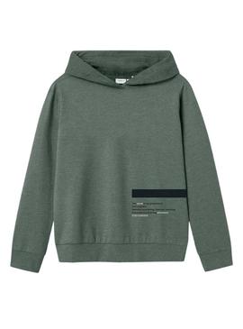 Moletom Name It Molaf verde para menino