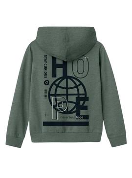 Moletom Name It Molaf verde para menino