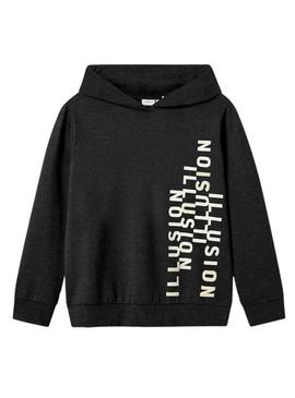 Moletom Name It Molaf preto para menino.