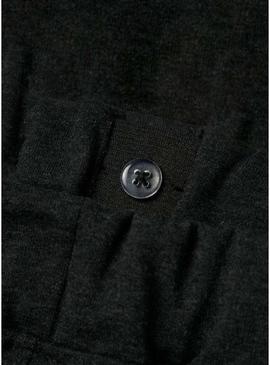 Calça Name It Molaf jogger preta para criança