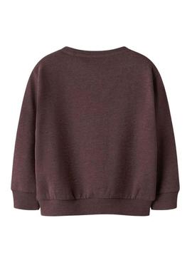 Moletom Name It Molaf granate para menino.