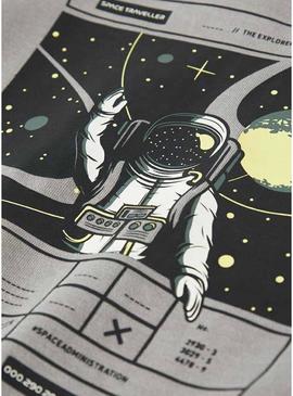 Moletom Name It Molaf cinza para menino.