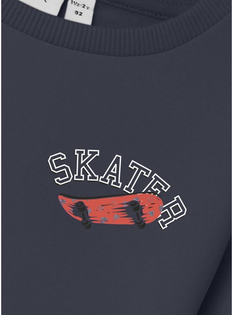 Moletom Name It Natasya azul para menina.