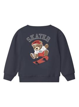 Moletom Name It Natasya azul para menina.