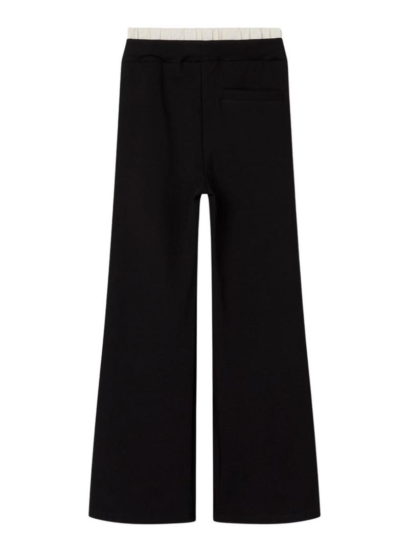 Calças Name It Nallie pretas para menina.