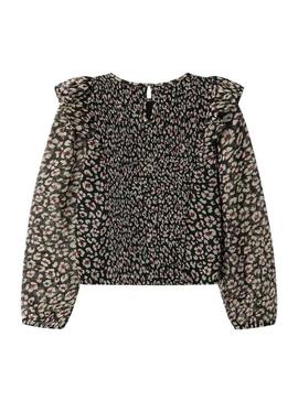 Blusa Pepe Jeans Donabel animal print para menina