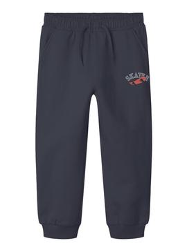 Calça Name It Natasya azul marinho para menina.