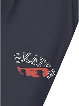 Calça Name It Natasya azul marinho para menina.