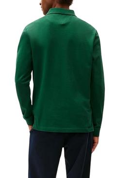 Camisa Polo Tommy Hilfiger 1985 verde para homem.