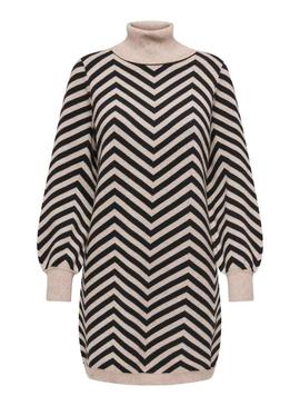 Vestido Only Julia de malha estampada para mulher.