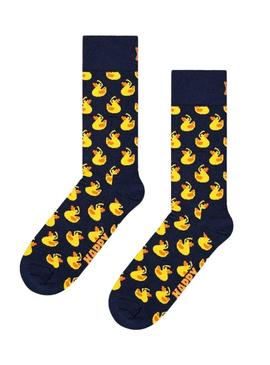 Meias Happy Socks Duck azul marinho