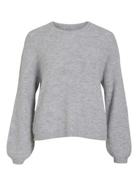 Camisola Vila Viretta cinza para mulher