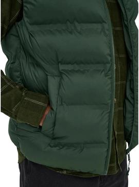 Colete acolchoado verde para homem Only and Sons Union.