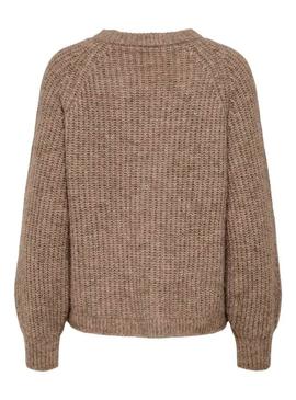 Camisola Only Gila tostado para mulher.