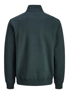 Moletom Jack and Jones Bleecker verde para homem.