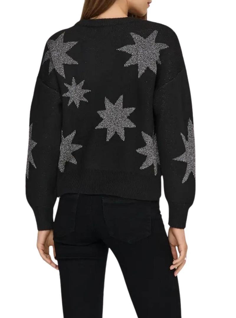 Camisola Only Rosie Glitter preta para mulher