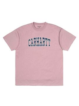 T-Shirt Carhartt Theory Rosa Homem