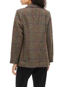 Blazer Vila Vihappy xadrez para mulher.