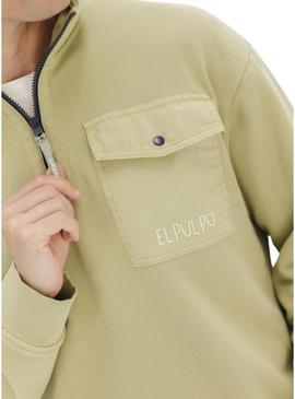 Moletom O Polvo Perkins bolso verde para homem.