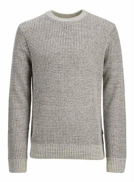 Camisola Jack and Jones Global cinza para homem