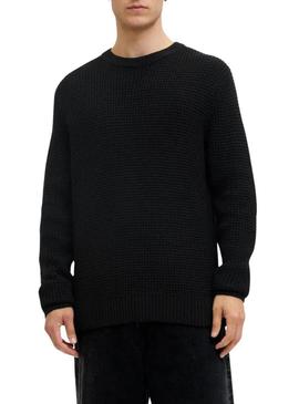 Camiseta Jack and Jones Global preta para homem