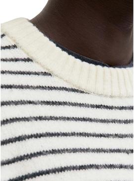 Camiseta branca Jack and Jones Ollie para homem.