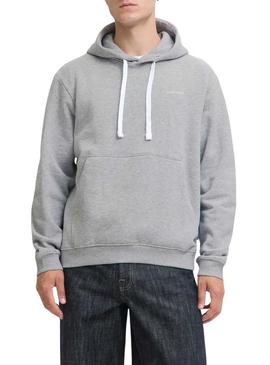 Moletom Jack and Jones Cocover cinza para homem.
