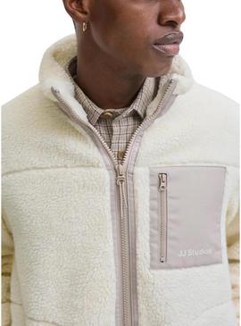 Casaco Jack and Jones Soho teddy para homem.