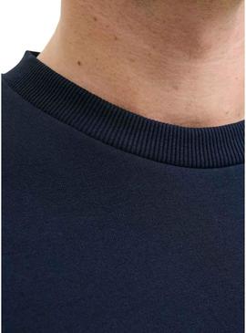 Moletom Jack and Jones Brandy azul marinho para homem