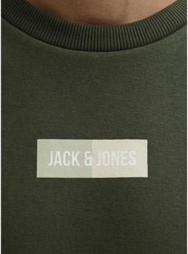Moletom Jack and Jones Pam verde para homem