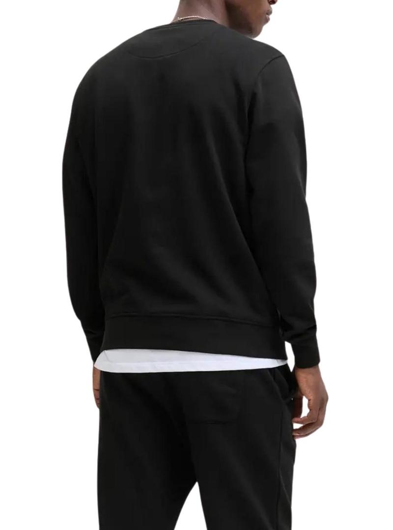 Moletom Jack and Jones Soho JJ Studios preto para homem.