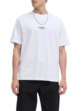 Camisa Jack and Jones Soho branca para homem.