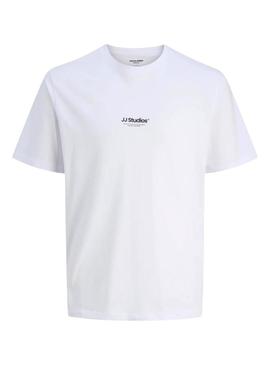 Camisa Jack and Jones Soho branca para homem.